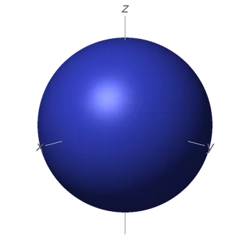 Superficie que encierra el 90 % del orbital s