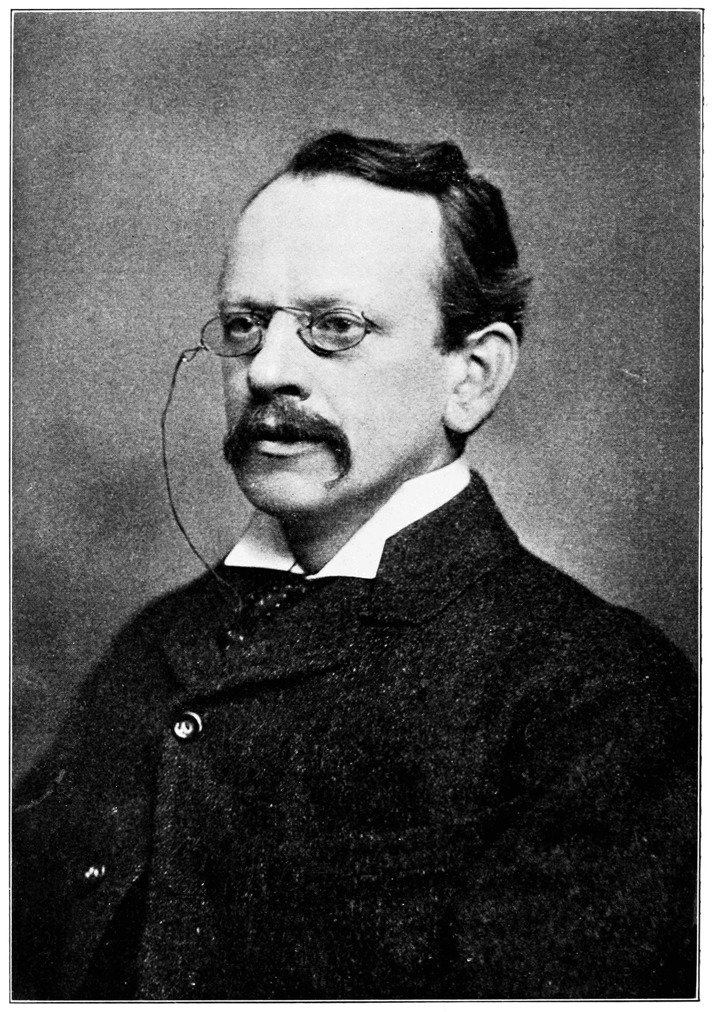 J. J. Thomson, en un retrato publicado en 1908